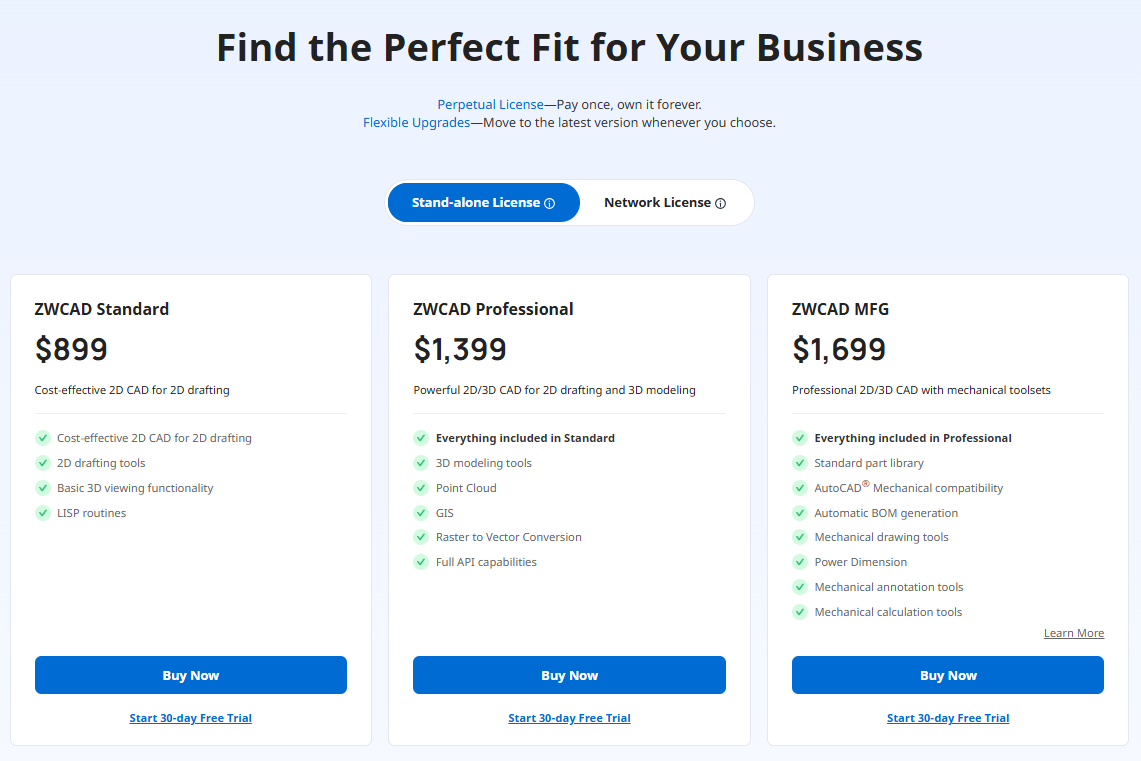 ZWCAD Building Design Tool Pricing | DBF Blog