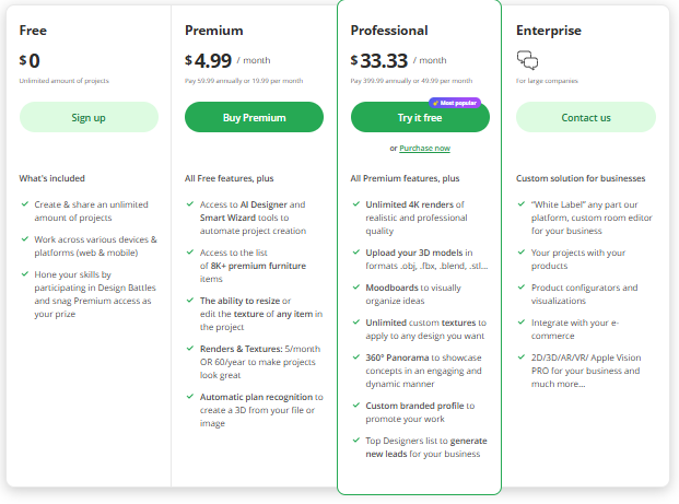 Planner 5D Building Design Tool Pricing | DBF Blog