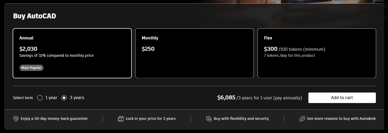 AutoCAD Architecture Software Pricing | DBF Blog