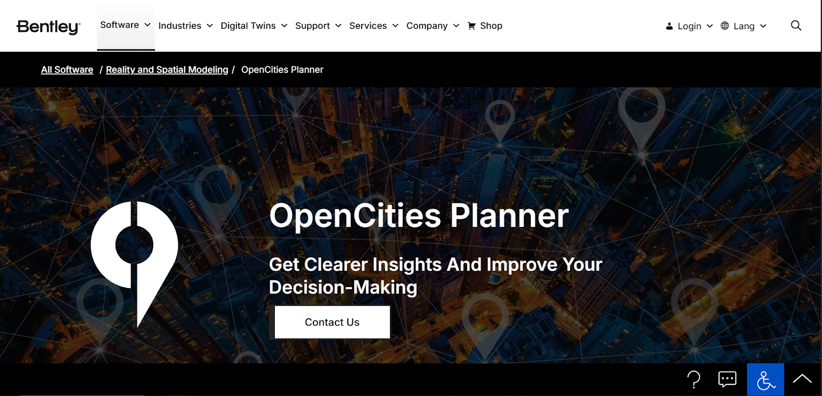 Bentley Open Cities Planner